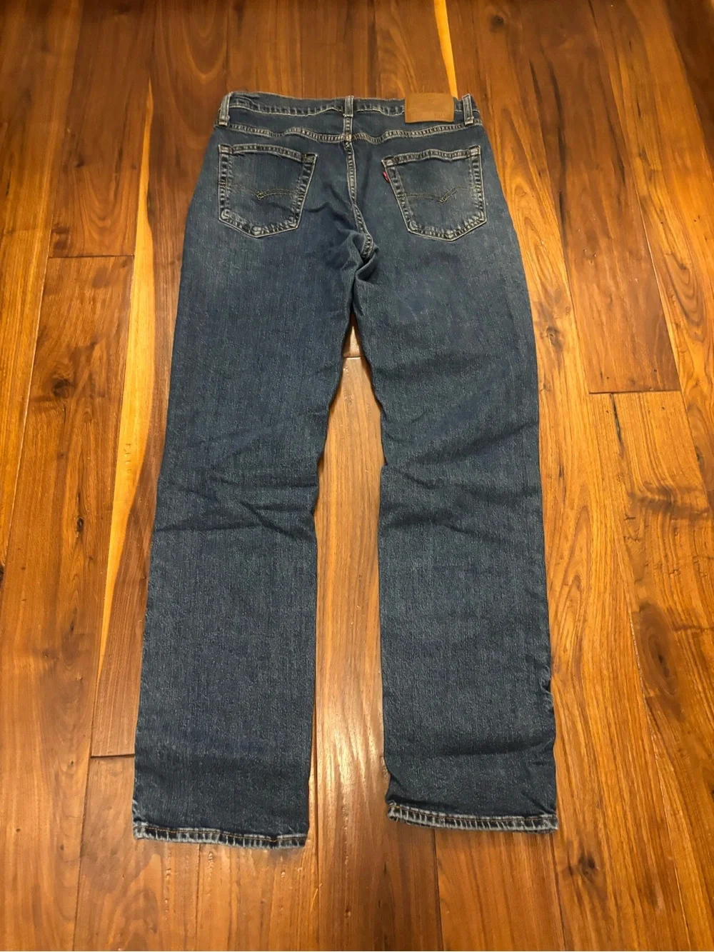 Levi's 541 Athletic Straight-Leg Denim Jeans in Dark Blue, 34x34